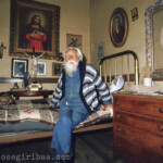 Clotario Blest, der große alter Mann der chilenischen Arbeiterbewegung, Gründer des Dachverbandes der chilenischen Gewerkschaften (CUT), in seiner Wohnung in Santiago, Chile am 08.August 1987.