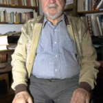 Luis Corvalán, ehemaliger Generalsekretär der Komunistischen Partei Chiles am 18.02.2003 im seinem Haus in Santiago, Chile.