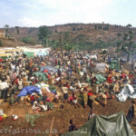 Flüchtlingsager in Goma, Zaire (Lager Kibumba) am 19. 08.1994.