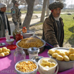 Strassenhändler in Mazar-e-Sharif, Afghanistan am 15.02.2007.