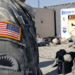 US-Soldaten am Flughafen Mazar-e-Sharif, Afghanistan am 17.02.2007.