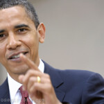 Barack H. Obama, Präsident der Vereinigten Staaten von Amerika in Dresden am 05.06.2009.