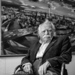 Manolis Glezos, griechischer Politiker, Autor, Journalist und Mitglied des Europaparlaments fuer die Partei Syriza. In Berlin am 06.05.2015.
Manolis Glezos war im griechischen Widerstand aktiv, am 30. Mai 1941 erklomm er die Akropolis und riss die dort seit der deutschen Einnahme von Athen am 27. April 1941 gehisste Hakenkreuzfahne herunter.