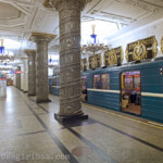 Russland, St. Petersburg, 23.06.2013.
Metrostation Avtovo in St. Petersburg am 23.06.2013.