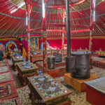 Mongolei, Ulan Bator, 15.10.2015.
Audienzjurte des Gandantegtschinlen-Klosters in Ulan Bator, Mongolei am 15.10.2015.